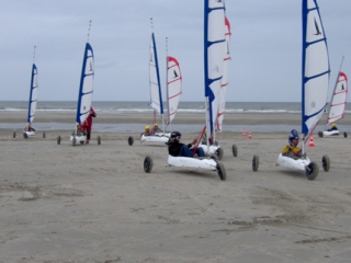 Faire du char a voile